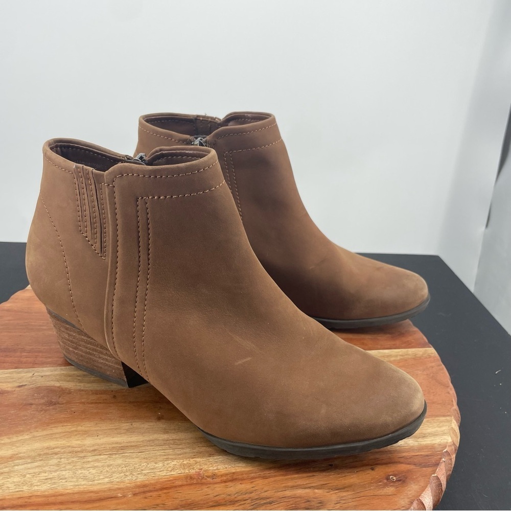 Blondo Valli Ankle Boots - Waterproof brown leather Sz‎ 8